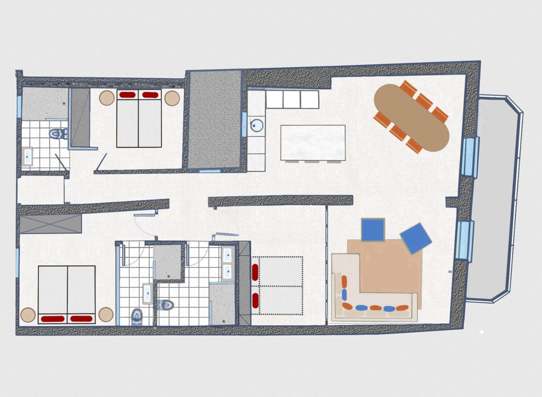Apartament Colon Bcn 130 Mts 3 Dormitorios Port Vell Barcelona Buitenkant foto